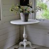 19th Century "Gustavian Painted" Mahogany Round Pedestal Flip-Top Table