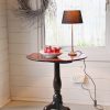 Beautiful English 19TH Century Mahogany Flip Top Pedestal Lamp Table